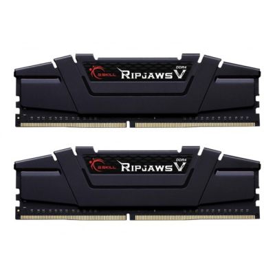 6. G.SKILL RipjawsV F4-3200C16D-32GVK Speicherkit (DDR4 DIMM; 2 x 16 GB; 3200 MHz; CL16)