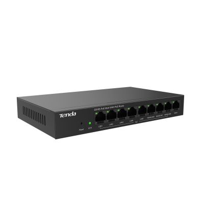 3. Tenda G0-8G-PoE Gigabit-Ethernet-Router Schwarz