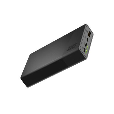 GREEN CELL POWERBANK POWERPLAY 20S SCHWARZ 20000 mAh 22,5 W 3x USB-C PD 1x USB-A
