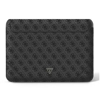 Guess 4G Uptown Triangle Logo-Hülle für 16-Zoll-Laptop – Schwarz