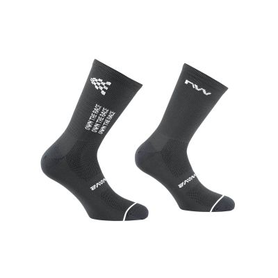 NORTHWAVE Own The Race Socken, schwarze Radsocken
