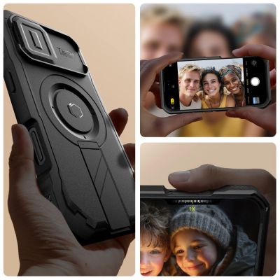 3. Tech-Protect Kevlar MagSafe Hülle für iPhone 17 - Schwarz