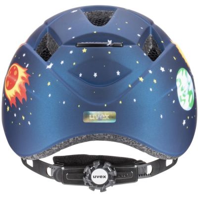 7. Uvex Kid 2 CC Dunkelblauer Raketen-Kinderfahrradhelm, Größe M 46–52 cm