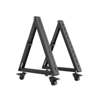 19. Maclean TV-Trolley/Bodenständer, 37–80 Zoll, max. VESA 800x400, max. 75 kg, mobil, mit Radfeststellbremse, MC-183