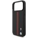 6. BMW M Perforated Stripe Logo MagSafe Case für iPhone 17 Pro Max – Rot