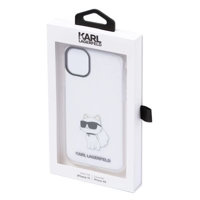 5. Karl Lagerfeld Ikonik Choupette Hülle für iPhone 11 / Xr - Transparent