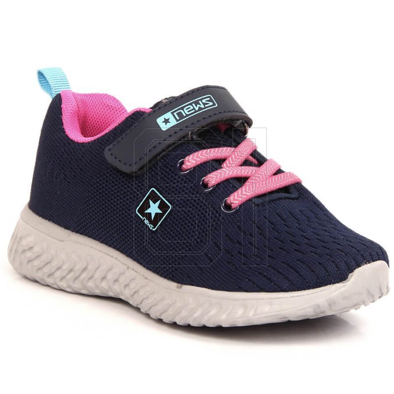 12. NEWS Jr EVE396A marineblaue Sportschuhe
