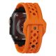 4. UAG Monarch - FKM-Armband für Apple Watch Serie 4-6 & SE 1-3, 44 mm / Serie 7-9, 45 mm / Serie 10-11, 46 mm / Ultra 1-3, 49 mm (orange / schwarzes Titan)