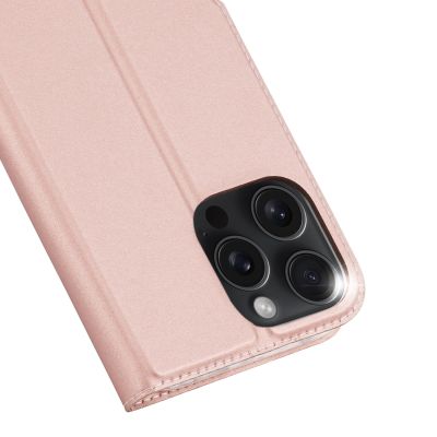 4. Dux Ducis Skin Pro Hülle für iPhone 16 Pro Max mit Klappe und Kartenfach – Pink