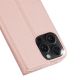 4. Dux Ducis Skin Pro Hülle für iPhone 16 Pro Max mit Klappe und Kartenfach – Pink