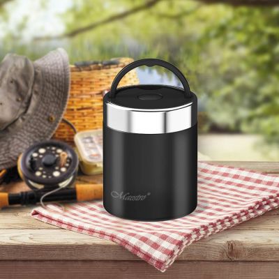 6. Lunch-Thermoskanne 500 ml MR-1649-50-BLACK MAESTRO