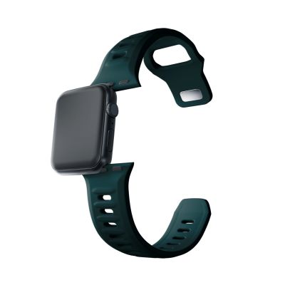 12. 3mk Silikon- Watch für Apple Watch 42 / 44 / 45 / 49 mm – Grün
