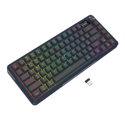 9. REDRAGON K708-RGB-PRO FLEKACT Tastatur USB + RF Wireless + Bluetooth Schwarz