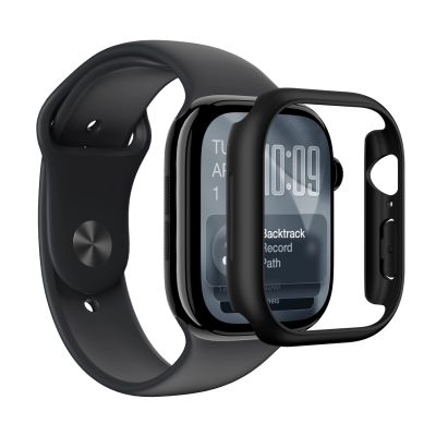 5. AmazingThing Minimalistische Schutzhülle für Apple Watch Series 11 42 mm – Schwarz