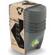 8. Mülltonnen 25 l Sortibox Set 4-teilig Graustein