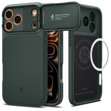 Spigen Optik Armor MagSafe Case für iPhone 17 Pro Max - Grün