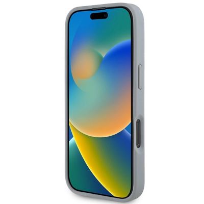 5. BMW M Carbon Tricolor Line MagSafe Hülle für iPhone 16 Pro – Grau