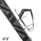 4. Rockbros RKL02 Flaschenhalter aus Aluminium – Schwarz und Silber