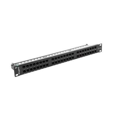 2. Patchpanel Lanberg PPU5-1048-B (1HE; 19"; Kat. 5e; 48xRJ-45)
