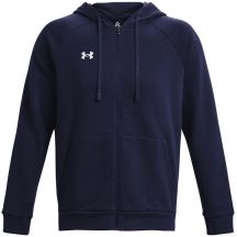 Herren-Sweatjacke Under Armour Rival Fleece FZ Hoodie marineblau 1379767 410