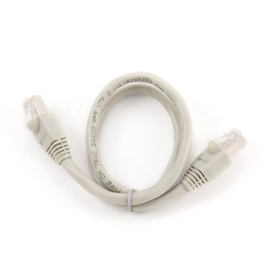 4. Patchkabel GEMBIRD PP6U-0.5M (RJ45 – RJ45; 0,50 m; UTP; Kat. 6; Farbe Grau)