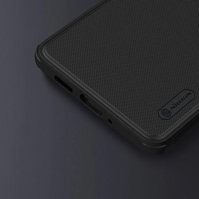 12. Nillkin Super Frosted Shield Pro Hülle für iPhone 14 Plus, Rückseite, rot