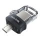 12. USB-Stick SanDisk ULTRA SDDD3-128G-G46 (128 GB; microUSB, USB 3.0; grau)