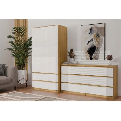 9. MALWA SS-90 ARTISAN KLEIDERSCHRANK / WEISSES SET
