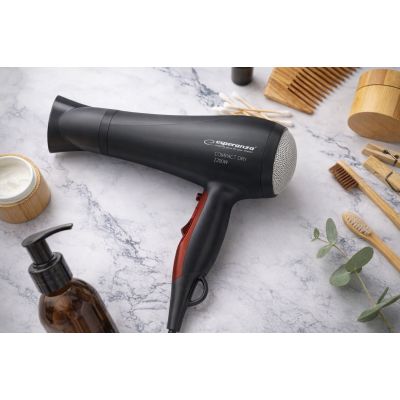 7. Esperanza Pamela EBH004K Haartrockner (2200W; schwarz)