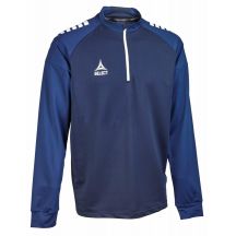 SELECT Spanien v 25 marineblaues Fußball-Trainings-Sweatshirt mit Reißverschluss