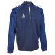 SELECT Spanien v 25 marineblaues Fußball-Trainings-Sweatshirt mit Reißverschluss