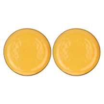 Set mit 2 runden Concerto Ocra Servierplatten – Gelb, 32 cm