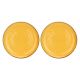Set mit 2 runden Concerto Ocra Servierplatten – Gelb, 32 cm