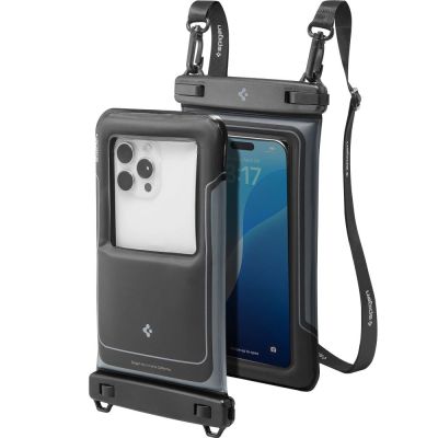 Spigen A611P 2er-Pack wasserdichte Hülle - Mattschwarz