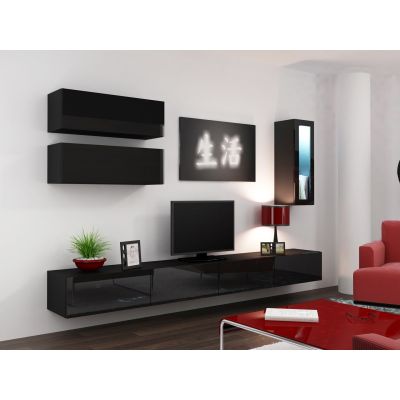 5. TV-Schrank VIGO '140' 30/140/40 schwarz/schwarz