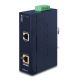 PLANET IPOE-162 Gigabit-Ethernet (10/100/1000) Netzwerkanschlüsse mit PoE-Unterstützung, Schwarz