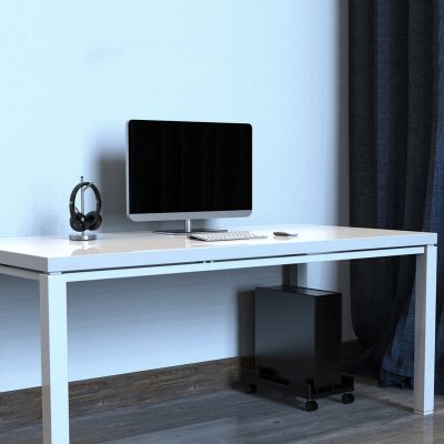 11. Orico CPB3 Computerständer auf Rollen, Tragkraft 20 kg – schwarz