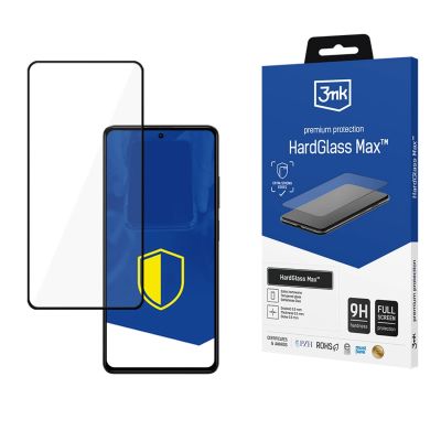 3mk HardGlass Max Schwarzes, vollflächiges, verstärktes Schutzglas für Google Pixel 8 5G