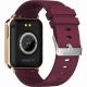 11. Smartwatch Gravity Roségold Burgunderrot 2 Armbänder GT17-6