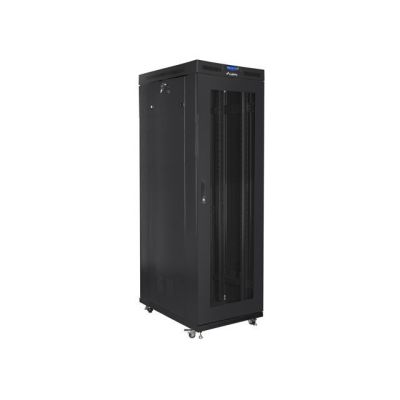 3. Lanberg FF01-8027-23BL 27U freistehendes Rack Schwarz