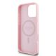 7. Guess MagSafe Hülle mit Pfingstrosen-Schriftzug für iPhone 16 Pro – Rosa