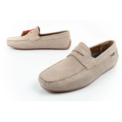 8. Wrangler Herrenschuhe Maifield Wildledermokassins, Naturleder, Beige