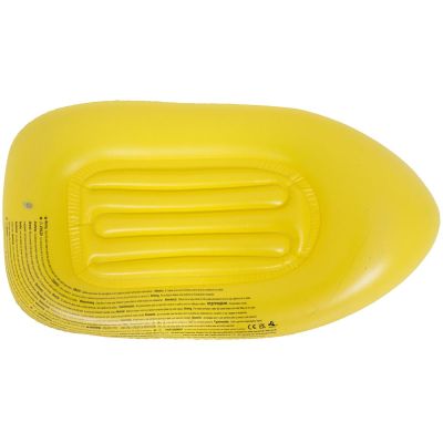 22. Aufblasbares Boot zum Schwimmen 112x70CM 37593 GELB