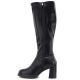 3. Damenstiefel mit Absatz, schwarz, Potocki SZ12861