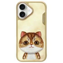 Nimmy Big Eyed Pet 2.0 Katzenhülle für iPhone 16 - Grün