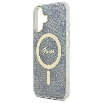 6. Guess IML 4G MagSafe Hülle für iPhone 16 - Blau