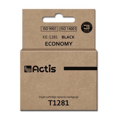 Actis KE-1281 Tinte (ersetzt Epson T1281; Standard; 15 ml; schwarz)