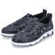 36. Rieker W RKR652 marineblaue durchbrochene Lederschuhe