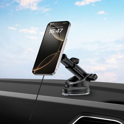 8. Tech-Protect MM15W-V9 Autohalterung mit MagSafe für Armaturenbrett und Lüftungsschlitze, 15 W, Schwarz
