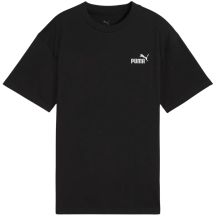 Puma ESS Small No. 1 Logo Relaxed Tee für Kinder Schwarz 684920 01